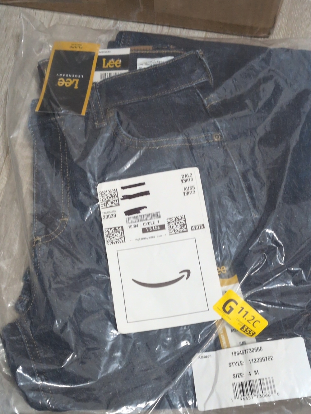 NWT Lee Legendary Flare Jeans Dark Wash